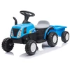 Lean Cars Traktor Na Akumuliatorius su Przyczepą A009 Mėlyna