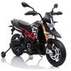 Lean Cars Vaikiškas akumuliatorinis motociklas Aprilia A007 juodas