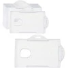 Lean Plastikinis horizontalus ID kortelių dėklas, 10x7 cm