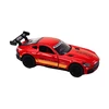 Lean Toys 1:32 Raudonas Sportinis Automobilio Modelis su Spoileriu