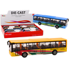 Lean Toys Miesto autobusas, 15 cm, metalinis