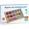 Lean Toys Medinis magnetinis labirintas spalvų rūšiuoklė