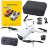 Lean Toys Šviesiai pilkas dronas su kamera D6 PRO