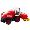 Lean Toys Žemės ūkio kombainas su pjaunamąja pavara raudonas