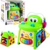 Lean Toys Interaktyvus edukacinis kubas su fortepijonu ir formų rūšiuokliu