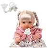 Lean Toys 30 cm lėlė kūdikis su garsais, megztiniu