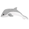 Lean Toys Pilkas pliušinis delfinas 70 cm