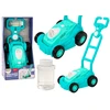 Lean Toys Žalias muilo burbulų pūtimo žoliapjovės žaislas vaikams