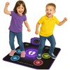 Lean Toys Vaikiškas šokių kilimėlis su Bluetooth, 5 režimai, 79x90 cm