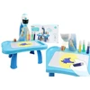 Lean Toys Mėlynas 2-in-1 mini projektorius vaikams