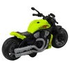 Lean Toys Žalias Žaislinis Motociklas su Šviesos ir Garsų Efektais