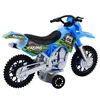 Lean Toys Vaikiškas mėlynas krosinis motociklas su šviesomis ir garsais