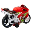Lean Toys Raudonas lenktynių motociklas su šviesos ir garso efektais