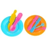 Lean Toys „Play Dough“ gimtadienio rinkinys, 6 spalvos, aksesuarai