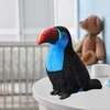 Lean Toys Pliušinis žaislas - mėlynas tukanas, 30 cm
