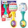 Lean Toys Sensorinių Barškučių Rinkinys su Minkštu Kamuoliuku