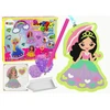 Lean Toys Karoliukų rinkinys LeanToys su princesės raktų pakabuku