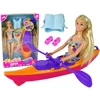 Lean Toys Lėlės rinkinys su baidare ir aksesuarais