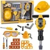 Lean Toys Vaikų mechaniko įrankių rinkinys su pneumatiniu plaktuku