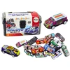 Lean Toys Automobilių Rinkinys Lagamine su 25 Mašinėlėmis ir Gatvių Kilimėliu