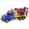 Lean Toys Didelis transporterio vilkikas su priekaba, šviesomis ir garsais