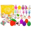 Lean Toys Velykinis fidget žaislų antistresinių žaislų rinkinys, 24 elementai