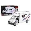 Lean Toys Automobilinis kemperis su baltomis šviesomis, garsais ir atidaromomis durimis