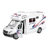 Lean Toys Automobilinis kemperis su baltomis šviesomis, garsais ir atidaromomis durimis
