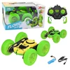 Lean Toys NUOTOLINIU BŪDU VALDOMAS 360° TRIUKŲ AUTOMOBILIS ŽALIAS