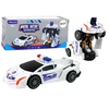 Automobilis - robotas 2in1 Lean toys, baltas