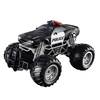 Lean Toys Nuotoliniu būdu valdomas policijos visureigis RC 1:16