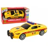 Žaislinis sportinis greitosios pagalbos automobilis Lean Toys, geltona