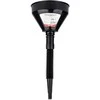 Lankstus juodas piltuvėlis su filtru kurui, skysčiui, vandeniui, 16 cm amio-04038
