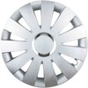 Leoplast Ratų gaubtas 1 vnt. Beat, sidabrinis 14"