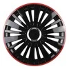 Leoplast Ratų gaubtas 1 vnt. Falcon, juodas ir raudonas 14"