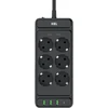Listwa przepięciowa, 6 gniazd 2p+su oraz gniazdami usb a, usb c, 2m, schuko ; kel