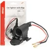 Automobilinis maitinimo lizdas su dangteliu 12/24V AMIO-04128
