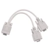 Oem VGA - 2xVGA adapteris Šviesiai pilkas