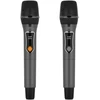 Kruger &amp; Matz Aktyvus garsiakalbis (su 2 belaidžiais mikrofonais UHF, SD, Bluetooth, FM, USB, LED) 60 vatų