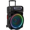 Kruger &amp; Matz Aktyvus garsiakalbis (su 2 belaidžiais mikrofonais UHF, SD, Bluetooth, FM, USB, LED) 60 vatų