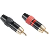 Wtyk Priedas Rca metalinis kištukas hd-290