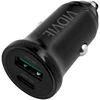 LP Įkroviklis 30 W USB + USB C tipo automobilinis įkroviklis su „PowerDelivery“ ir „QuickCharge“ funkcijomis