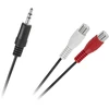 LP Oem Kabelis 3.5 AUX - 2xRCA 0.25m