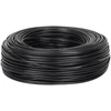 LP 2C telefono kabelis, juodas, 100 m, LXK510