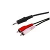 LP Oem Kabelis 2xRCA - AUX 3.5mm 7.5m