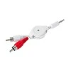 Cabletech AUX 3.5 - 2xRCA kabelis 0.8m