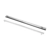 Listwa Oem Aliuminio juostelė plakatui kabinti CLIP 2x70cm + siurbtukas 45mm x2vnt su kabliuku