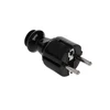 Elgotech Kištukas su įžeminimo kontaktais juodas Schuko WT-35