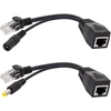 Eurokomp Oem PoE adapteris - maitinimas per LAN - RJ45 į DC jungtį - 2 vnt