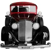 LTC RETRO Bluetooth garsiakalbis WS-1934, 10W, FM radijas, USB, TF, LED ekranas, 1500mAh baterija, raudonas ir juodas